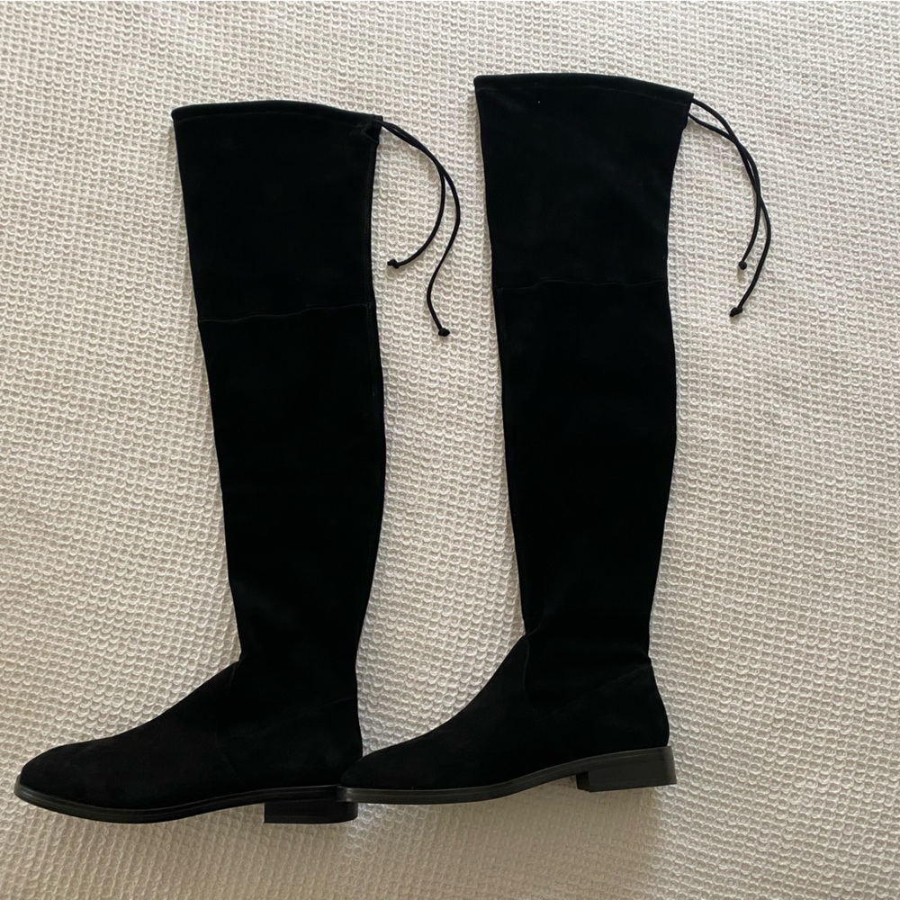 Stuart Weizmann, Brand New Lowland Suede Thigh-High Boots